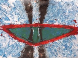 Yago, Untitled 119, 1997-2003, acrylic on paper, 100×70, 119