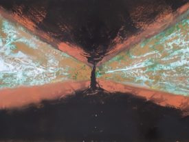 Yago, Untitled 124, 1997-2003, acrylic on paper, 100×70, 124