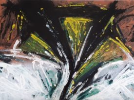 Yago, Untitled 128, 1997-2003, acrylic on paper, 100×70, 128