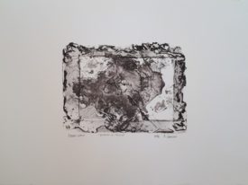 Yago, Drawing and stains, 1998, engraving on paper, 50×35, 242