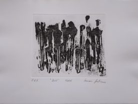 Yago, Untitled 265, 2001, engraving on paper, 50×35, 265