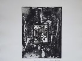 Yago, Untitled 222, 2000, engraving on paper, 50×70, 222